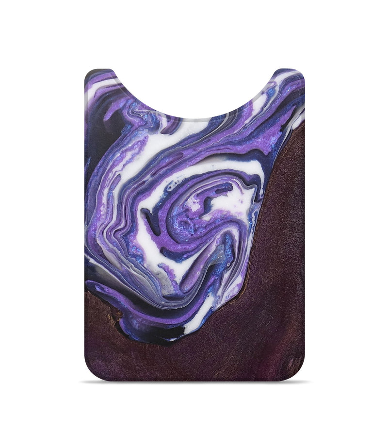 Live Edge Wood+Resin Wallet - Chris (Purple, 705740)