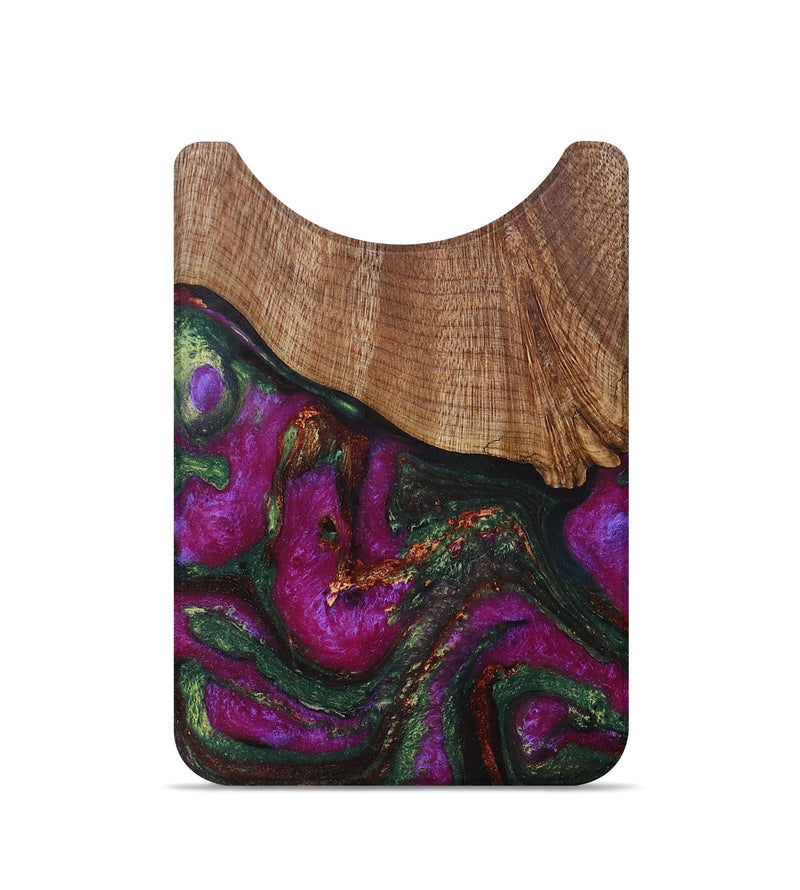 Live Edge Wood+Resin Wallet - Nasir (Purple, 705741)