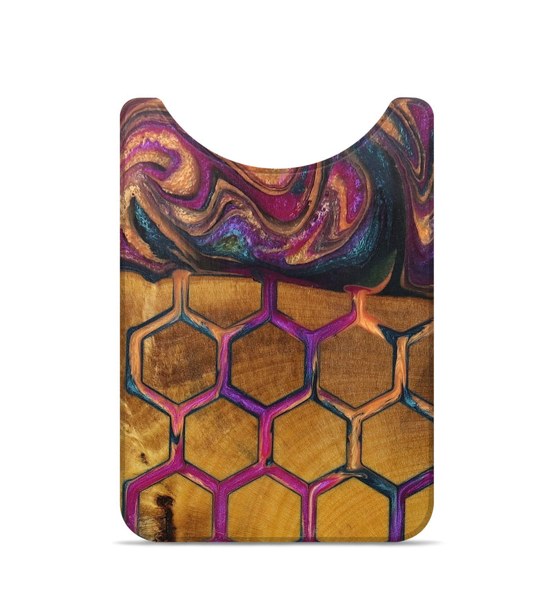 Live Edge Wood+Resin Wallet - Rex (Pattern, 705744)
