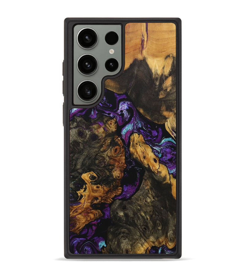Galaxy S23 Ultra Wood+Resin Phone Case - Abel (Mosaic, 705790)