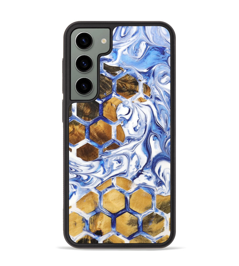 Galaxy S23 Plus Wood+Resin Phone Case - Cecil (Pattern, 705855)