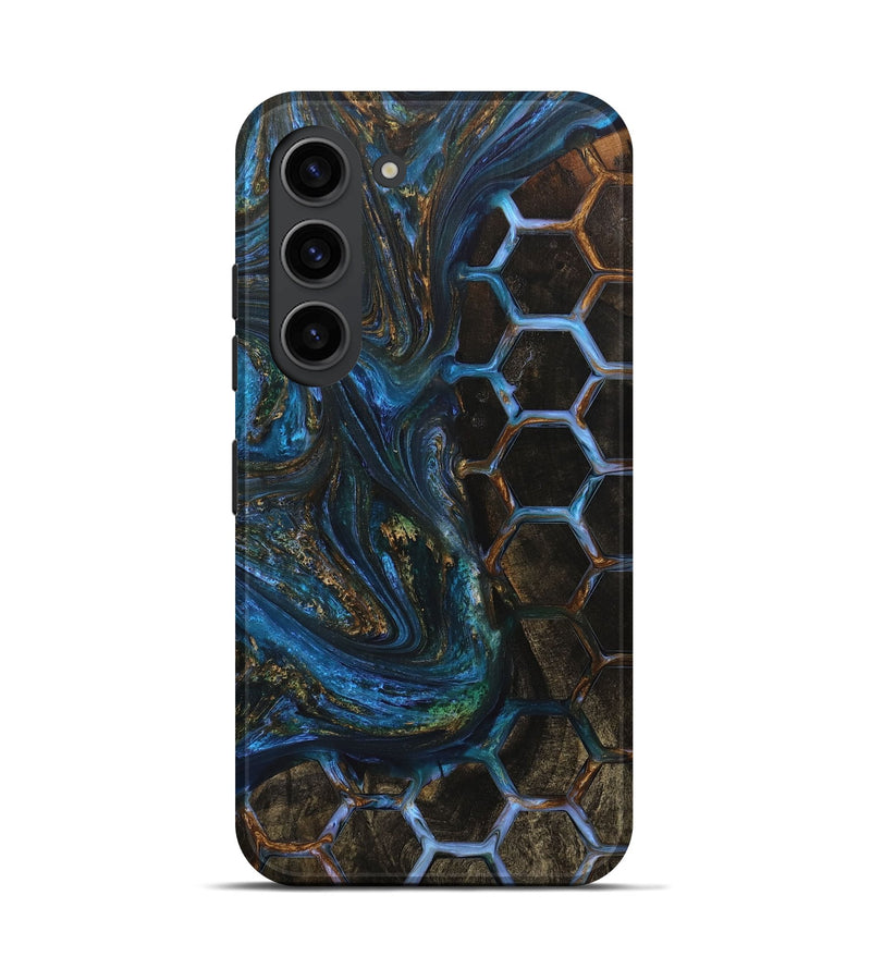 Galaxy S23 Wood+Resin Live Edge Phone Case - Trista (Pattern, 705963)