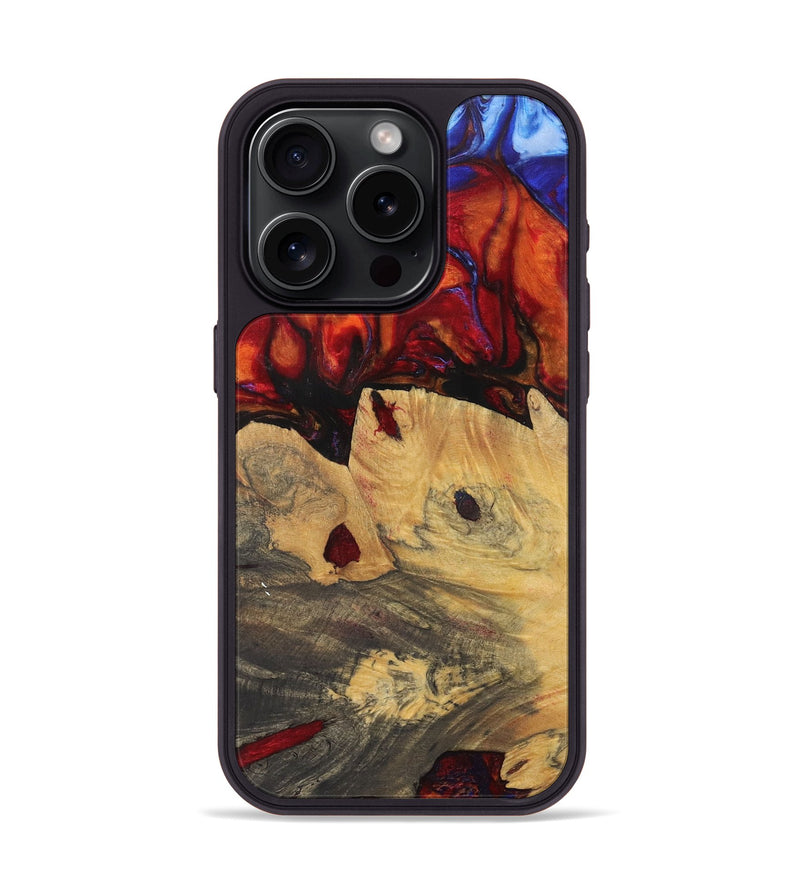 iPhone 15 Pro Wood+Resin Phone Case - Laverne (Ombre, 706239)