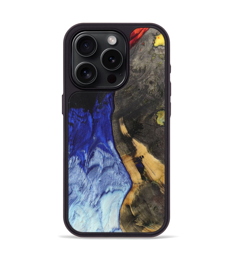 iPhone 15 Pro Wood+Resin Phone Case - Lakisha (Ombre, 706241)