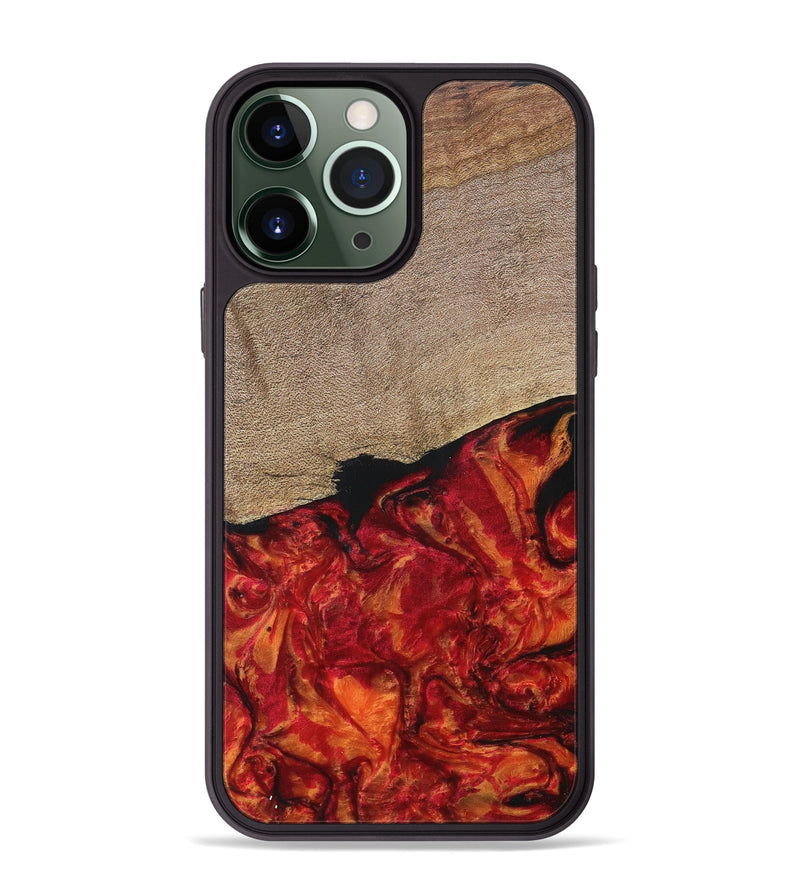 iPhone 13 Pro Max Wood+Resin Phone Case - Chance (Ombre, 706243)