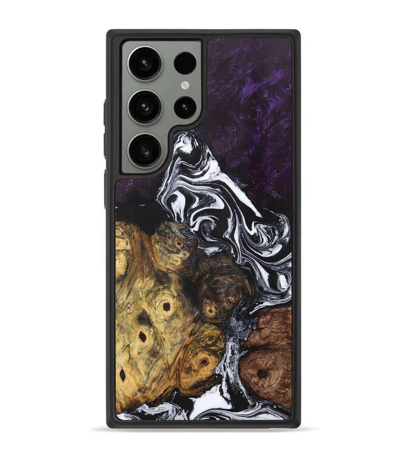 Galaxy S23 Ultra Wood+Resin Phone Case - Abigail (Mosaic, 706280)