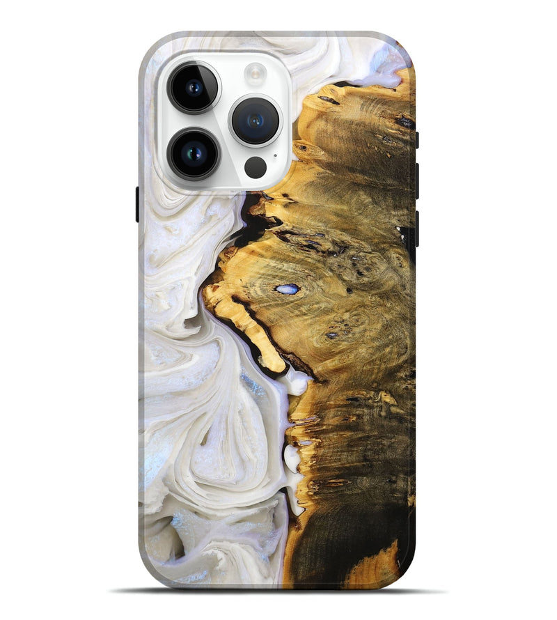 iPhone 15 Pro Max Wood+Resin Live Edge Phone Case - Veronica (The Lab, 706485)