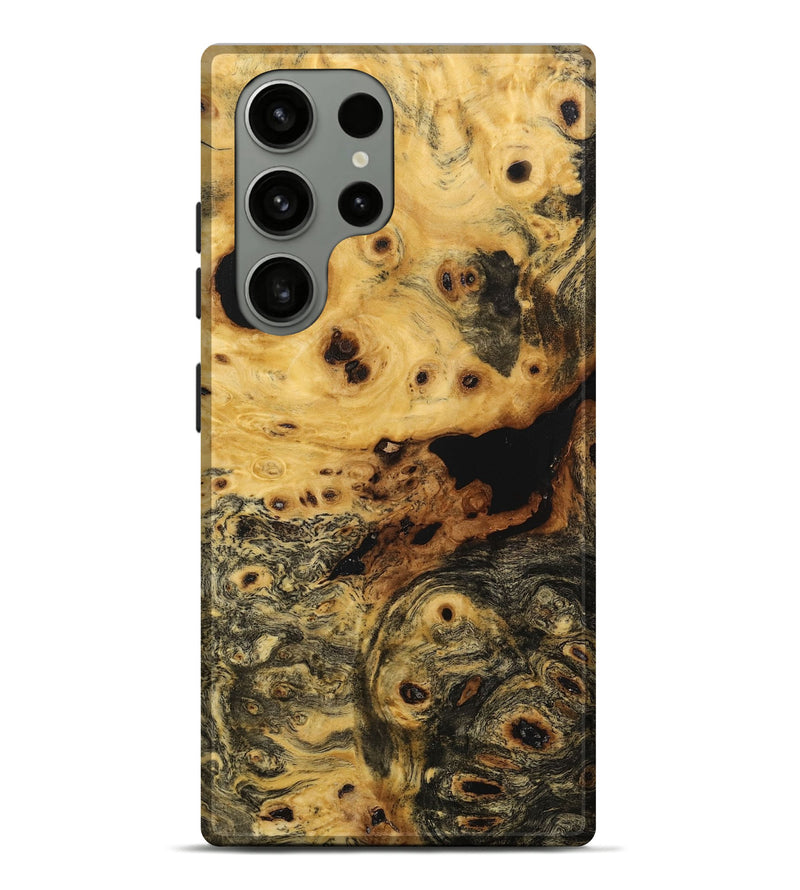 Galaxy S23 Ultra Wood+Resin Live Edge Phone Case - Sophia (Wood Burl, 706490)