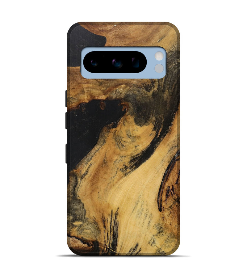 Pixel 8 Pro Wood+Resin Live Edge Phone Case - Kaylie (Wood Burl, 706493)