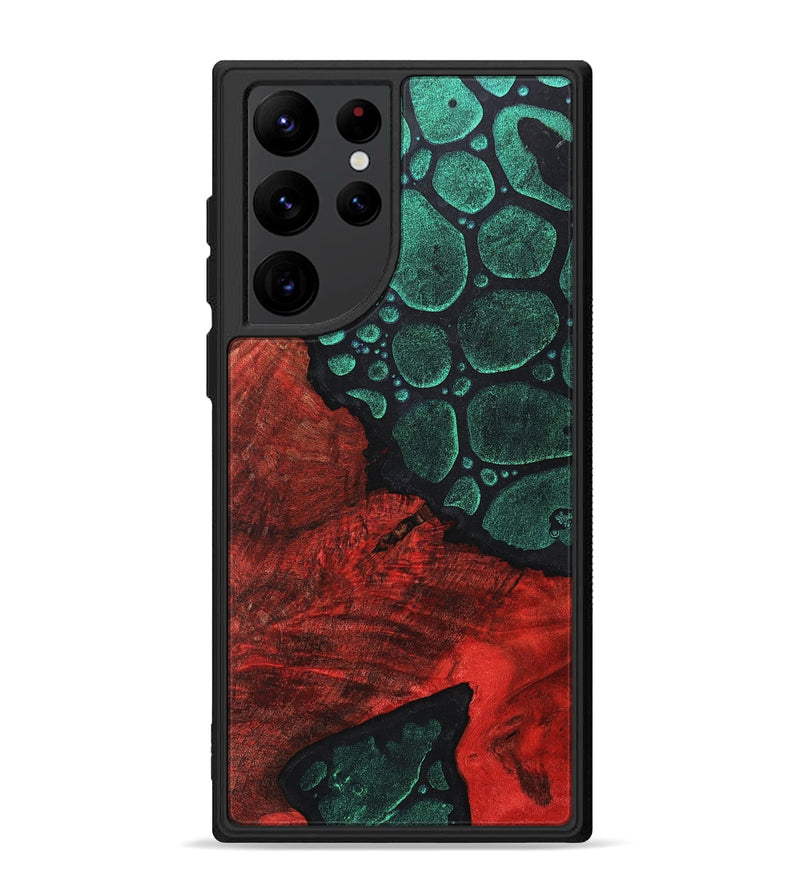 Galaxy S22 Ultra Wood+Resin Phone Case - Finn (Chameleon, 706561)