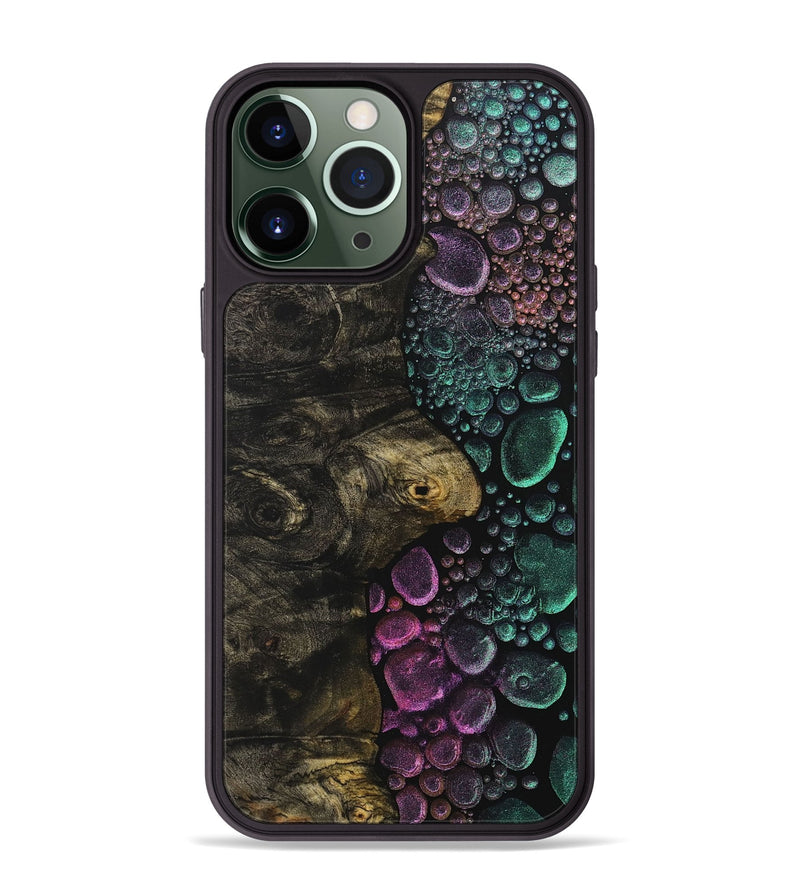 iPhone 13 Pro Max Wood+Resin Phone Case - Lorenzo (Chameleon, 706704)