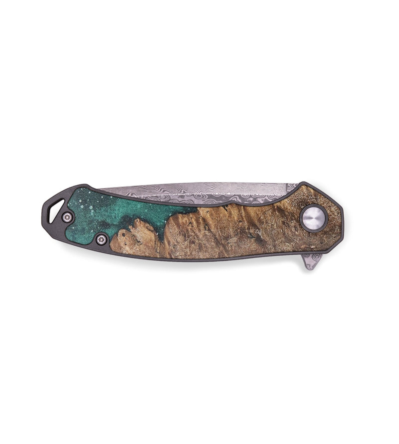 EDC Wood+Resin Pocket Knife - River (Cosmos, 706846)