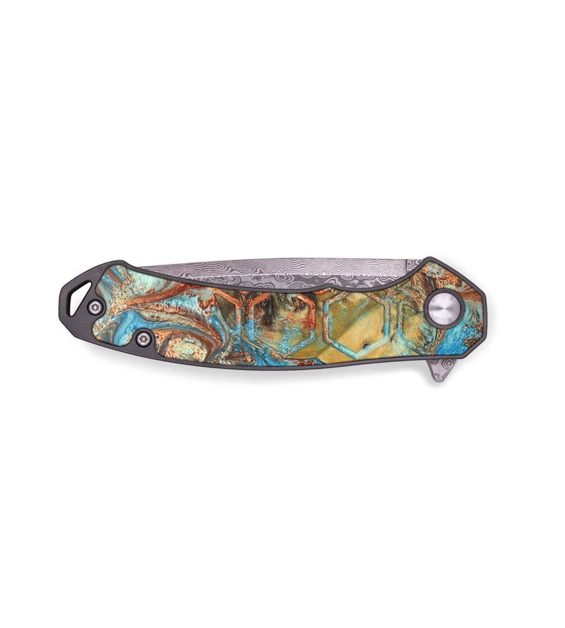 EDC Wood+Resin Pocket Knife - Wren (Pattern, 706862)