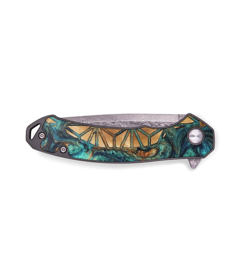 EDC Wood+Resin Pocket Knife - Henrietta (Pattern, 706865)