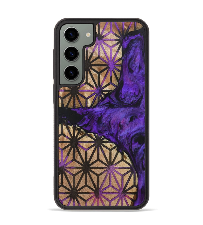 Galaxy S23 Plus Wood+Resin Phone Case - Beckham (Pattern, 706947)