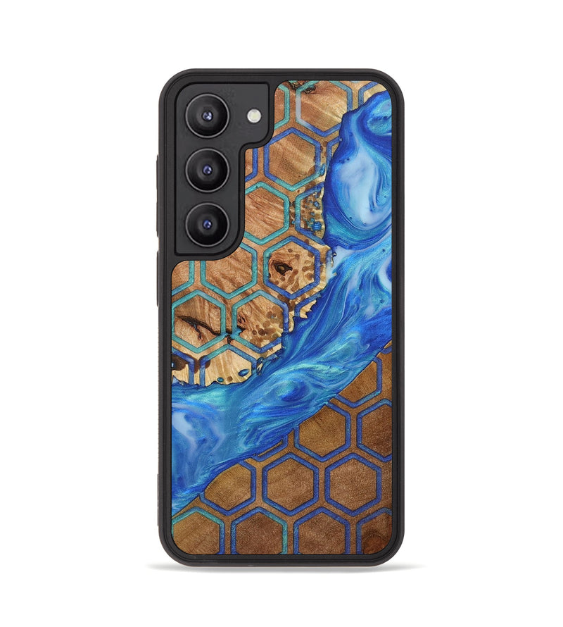 Galaxy S23 Wood+Resin Phone Case - Delores (Pattern, 706950)