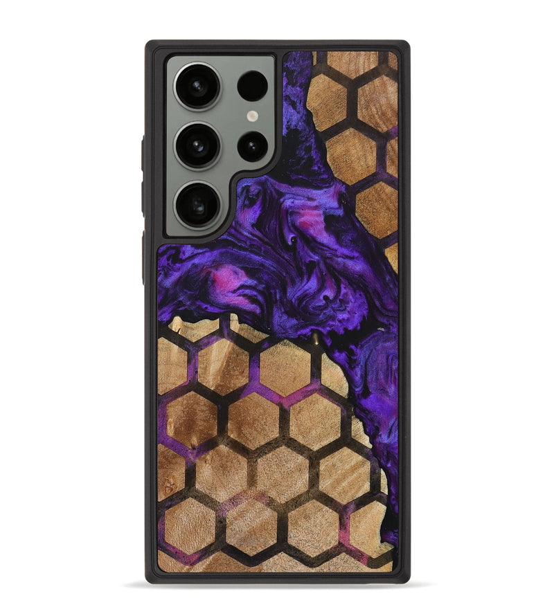 Galaxy S23 Ultra Wood+Resin Phone Case - Jayden (Pattern, 706958)