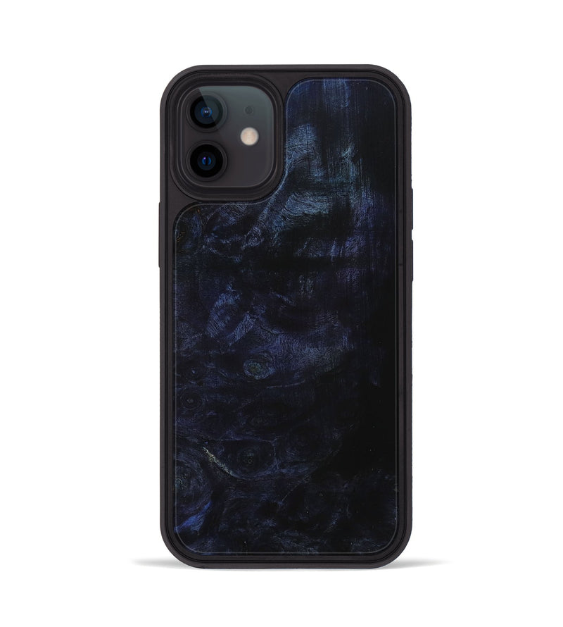 iPhone 12 Wood+Resin Phone Case - Rocky (Wood Burl, 706970)