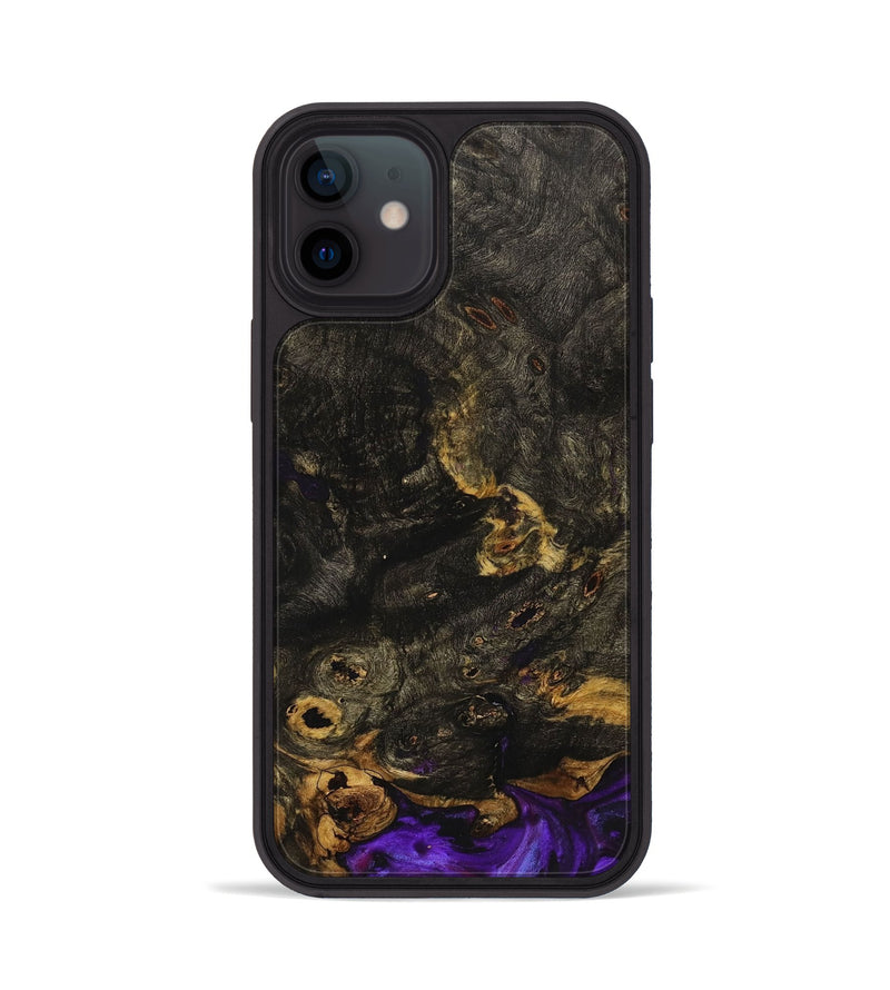 iPhone 12 Wood+Resin Phone Case - Jacob (Wood Burl, 706980)