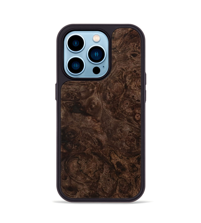 iPhone 14 Pro Wood+Resin Phone Case - Kenneth (Wood Burl, 707302)