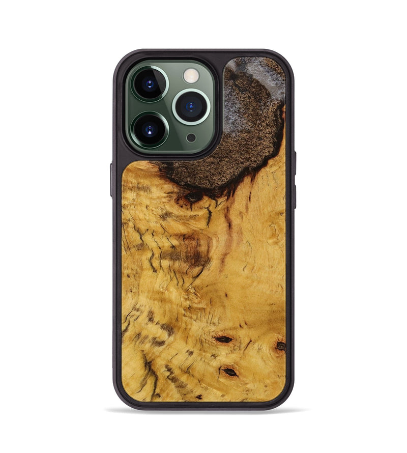 iPhone 13 Pro Wood+Resin Phone Case - Jeff (Wood Burl, 707309)