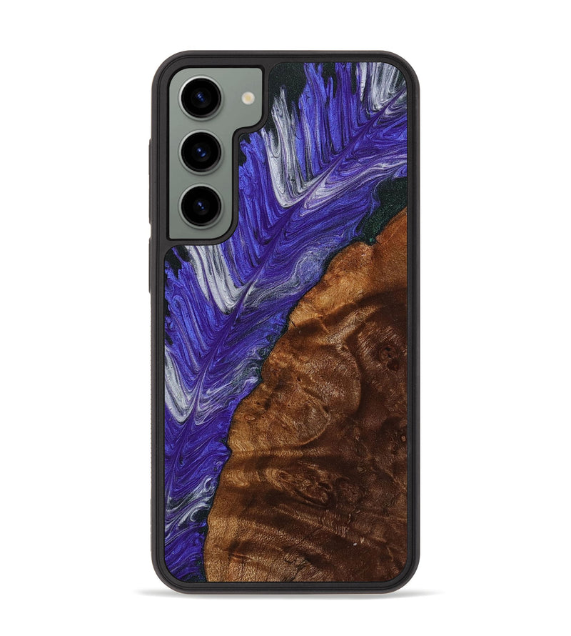 Galaxy S23 Plus Wood+Resin Phone Case - Milton (Feather, 707414)