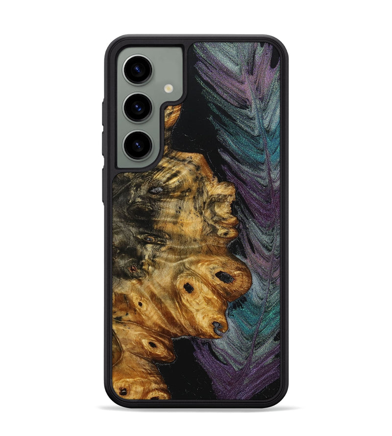 Galaxy S24 Plus Wood+Resin Phone Case - Paige (Feather, 707416)