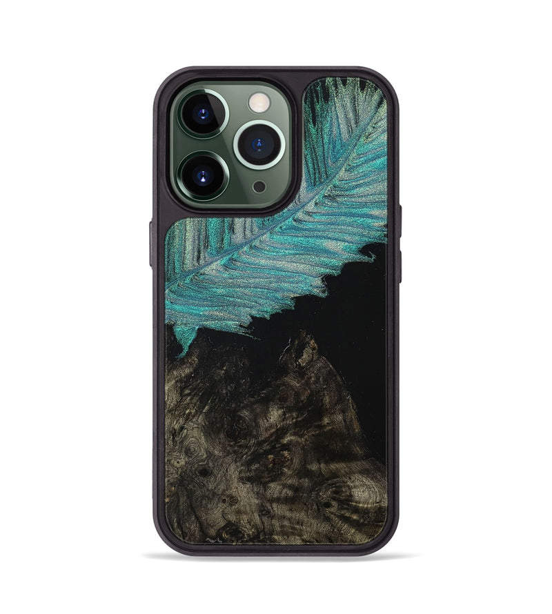 iPhone 13 Pro Wood+Resin Phone Case - Josiah (Feather, 707422)