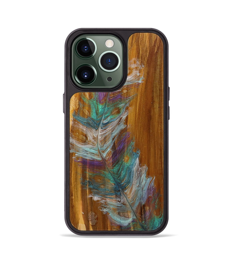 iPhone 13 Pro Wood+Resin Phone Case - Kehlani (Feather, 707431)
