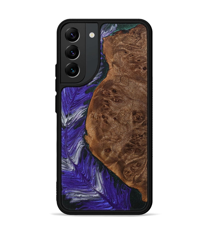 Galaxy S22 Plus Wood+Resin Phone Case - Atlas (Feather, 707435)