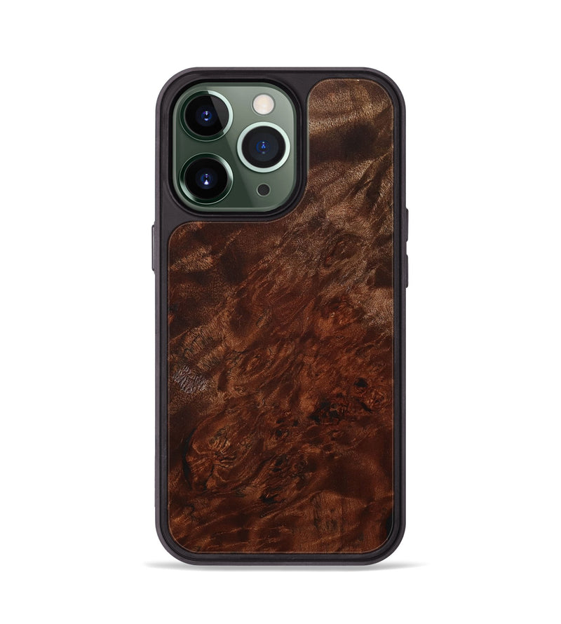 iPhone 13 Pro Wood+Resin Phone Case - Hendrix (Wood Burl, 707501)