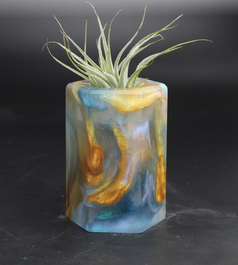Wood Burl ResinArt Air Plant Holder - Dustin (The Lab, 707662)