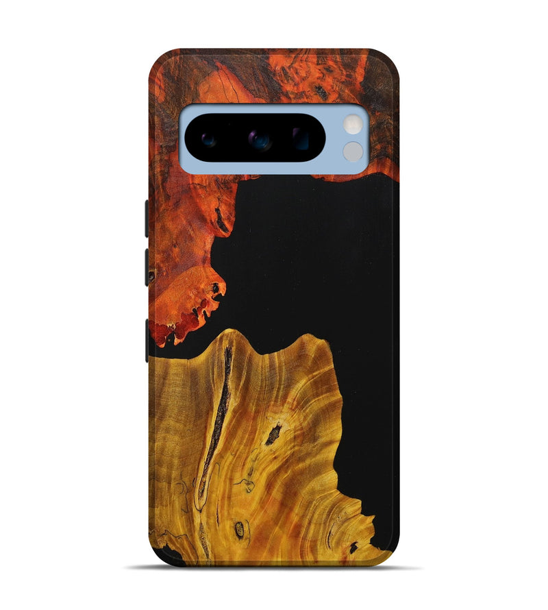 Pixel 8 Pro Wood+Resin Live Edge Phone Case - Braydon (Pure Black, 707766)