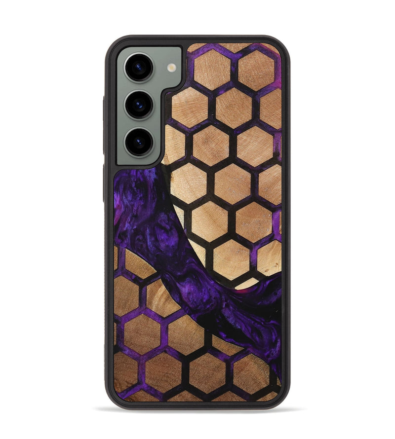 Galaxy S23 Plus Wood+Resin Phone Case - Harmony (Pattern, 707863)