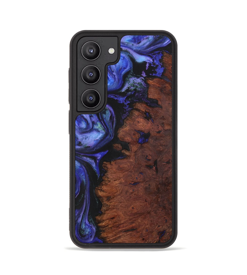 Galaxy S23 Wood+Resin Phone Case - Kayla (Purple, 707945)