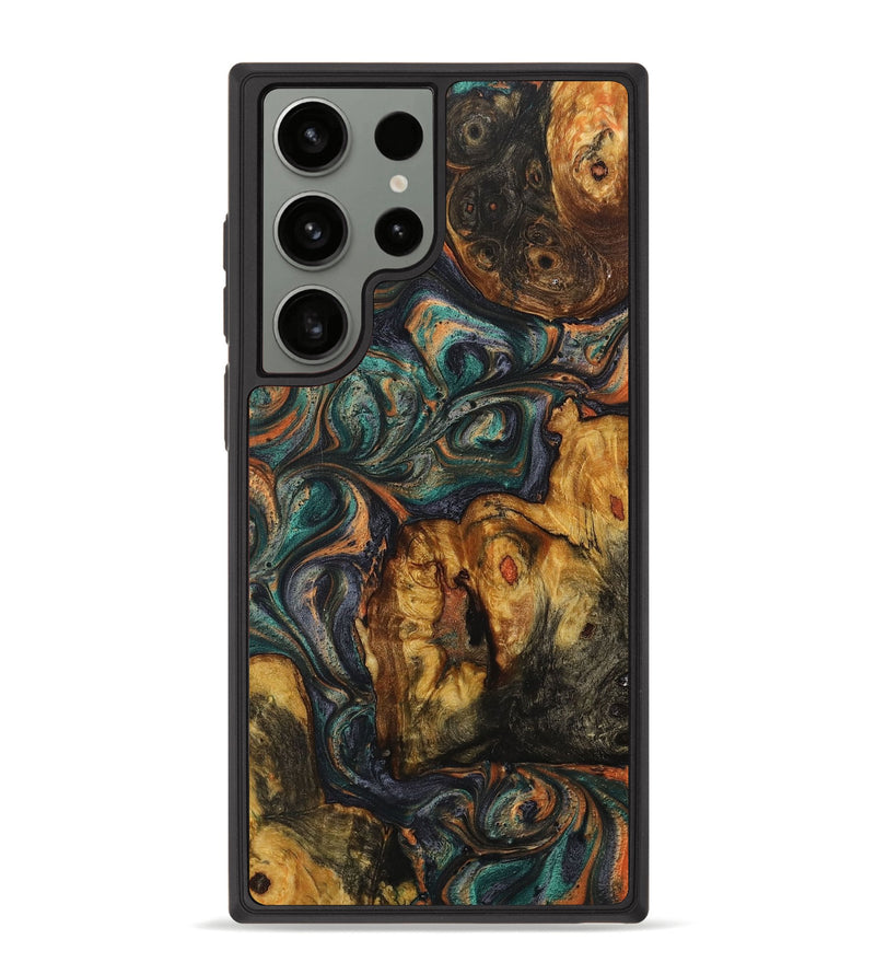 Galaxy S23 Ultra Wood+Resin Phone Case - Kathy (Mosaic, 707973)