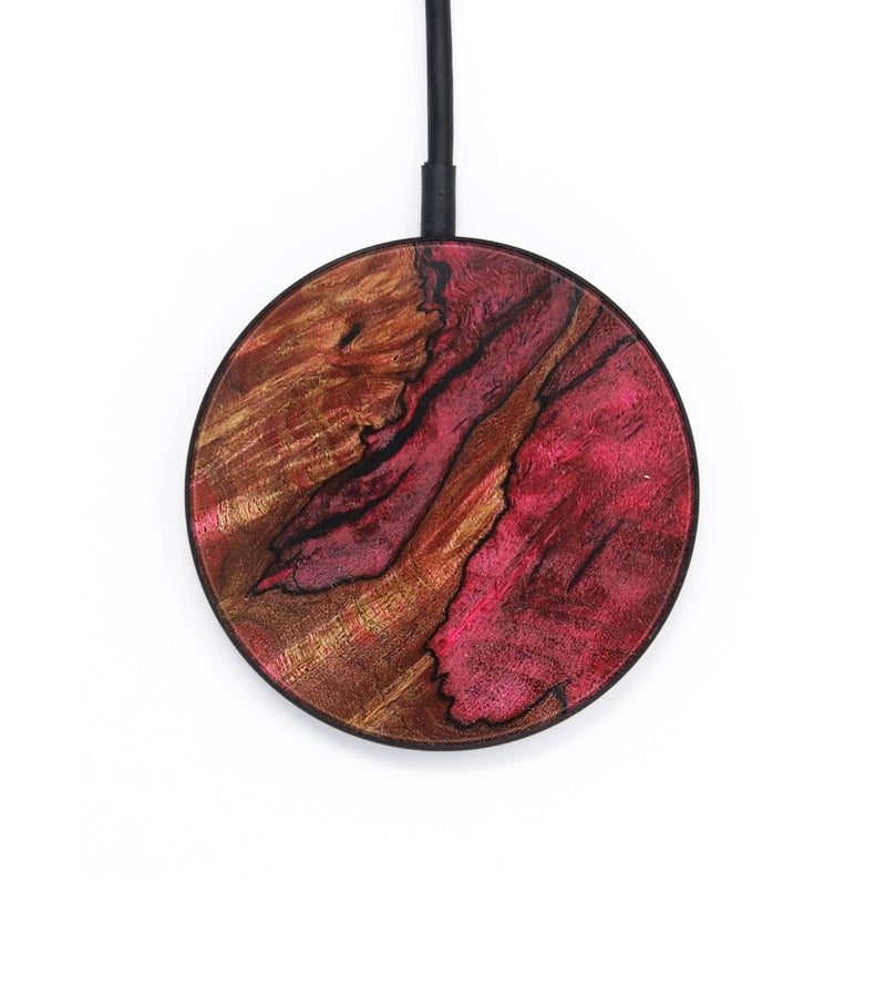 Circle Wood+Resin Wireless Charger - Sarah (Wood Burl, 708067)