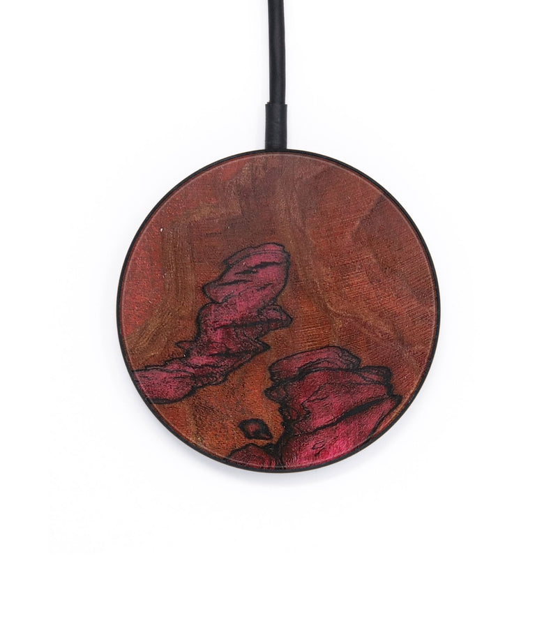 Circle Wood+Resin Wireless Charger - Haisley (Wood Burl, 708068)