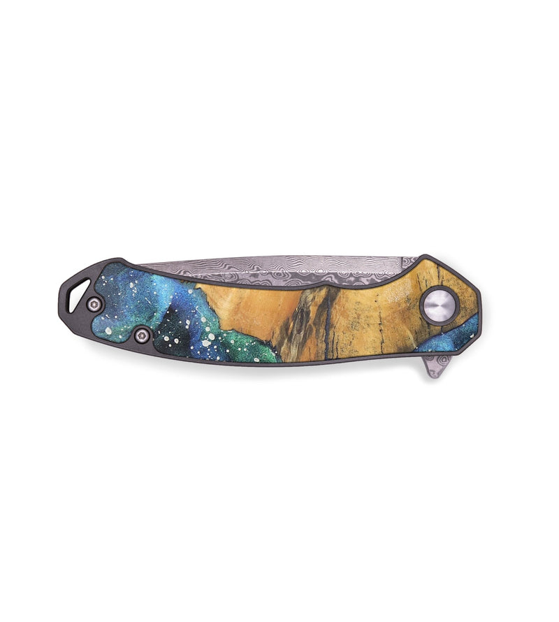 EDC Wood+Resin Pocket Knife - Juniper (Cosmos, 708136)