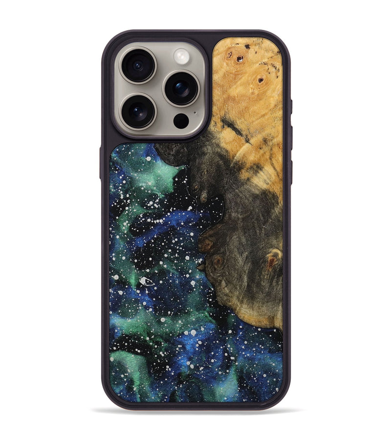 iPhone 15 Pro Max Wood+Resin Phone Case - Addisyn (Cosmos, 708344)