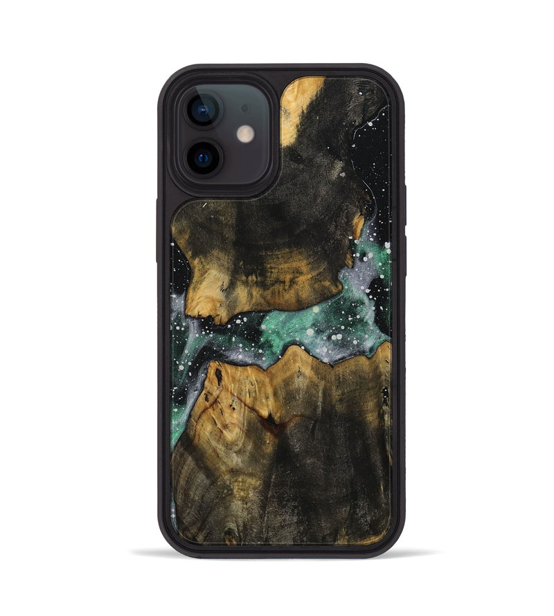iPhone 12 Wood+Resin Phone Case - Lou (Cosmos, 708345)