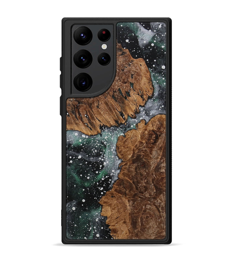 Galaxy S22 Ultra Wood+Resin Phone Case - Willa (Cosmos, 708348)