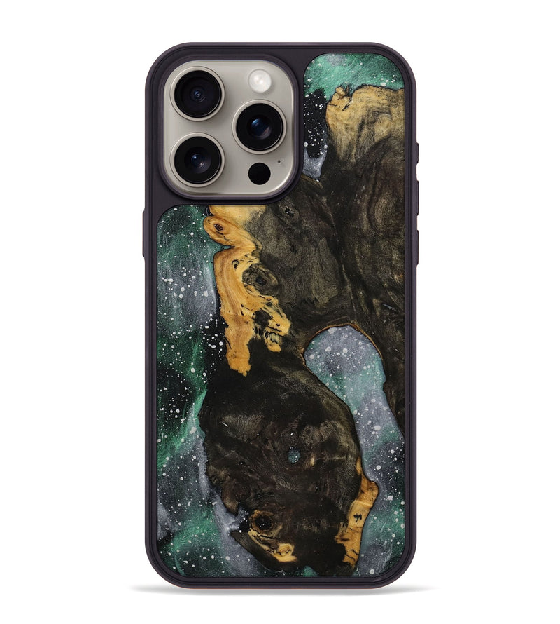 iPhone 15 Pro Max Wood+Resin Phone Case - Oscar (Cosmos, 708354)