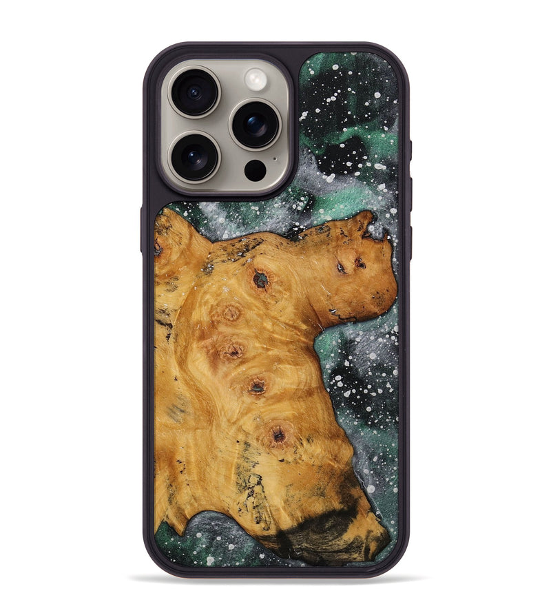 iPhone 15 Pro Max Wood+Resin Phone Case - Laverne (Cosmos, 708357)