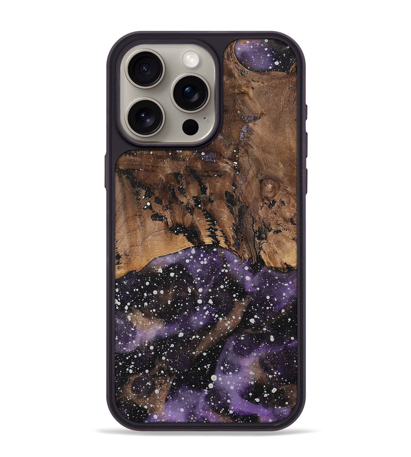 iPhone 15 Pro Max Wood+Resin Phone Case - Khloe (Cosmos, 708364)