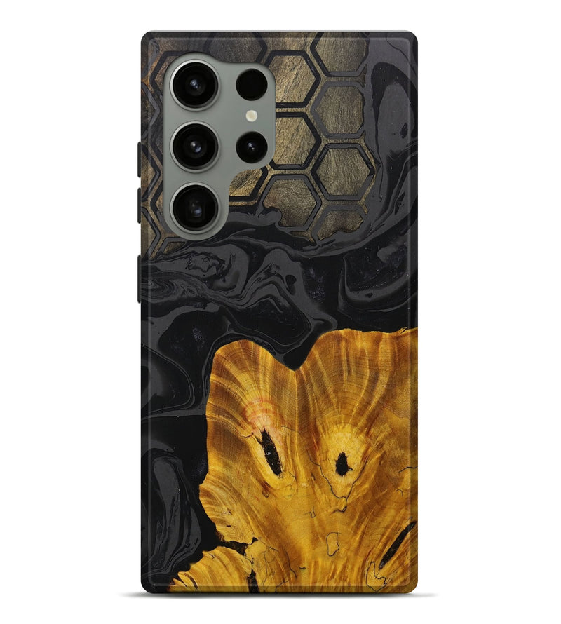 Galaxy S24 Ultra Wood+Resin Live Edge Phone Case - Gia (Pattern, 708425)