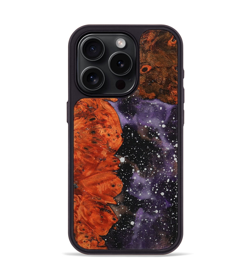 iPhone 15 Pro Wood+Resin Phone Case - Anthony (Cosmos, 708530)
