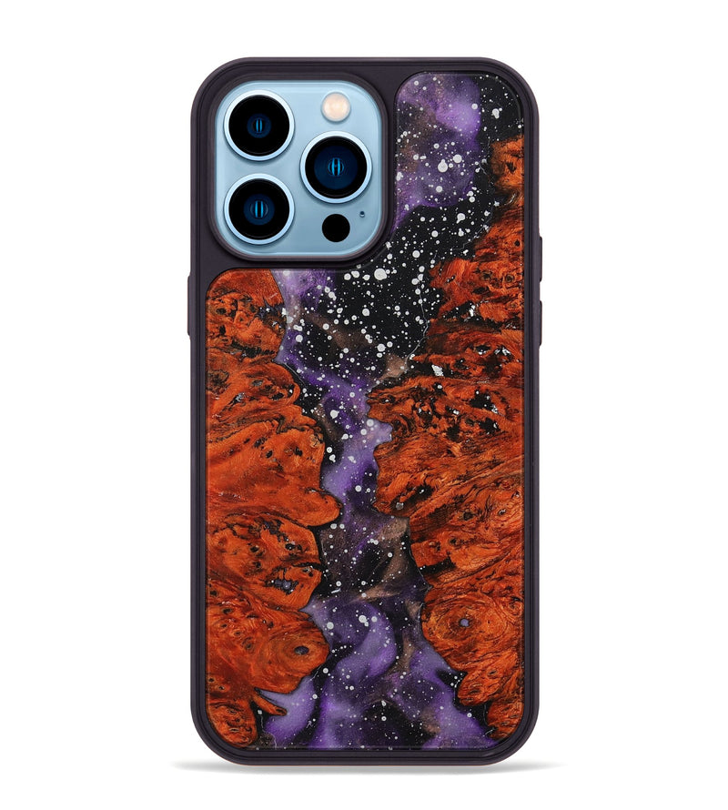 iPhone 14 Pro Max Wood+Resin Phone Case - Earl (Cosmos, 708534)