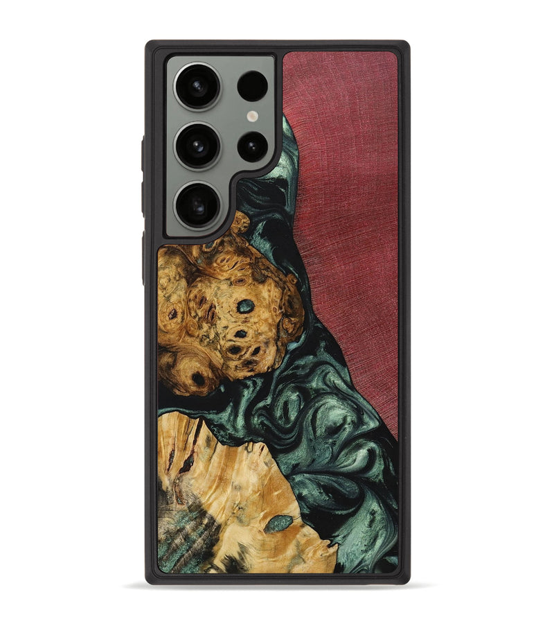 Galaxy S23 Ultra Wood+Resin Phone Case - Catina (Mosaic, 708550)