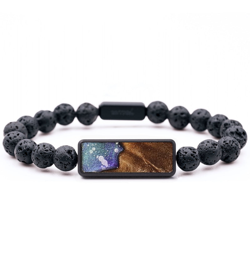Lava Bead Wood+Resin Bracelet - Gertrude (Cosmos, 708558)